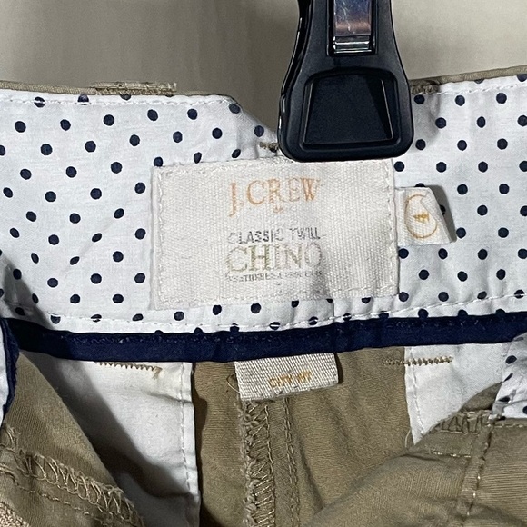 J. Crew Chino Classic Twill Shorts Preppy Tan Khaki Summer— Size 4 - Picture 6 of 6